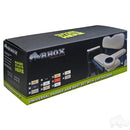 Golf Cart RHOX Black Arm Rest with Cup Holder Set