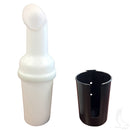 Golf Cart Sand Bottle w/ Rattle Proof Holder 35oz Capacity - Club Car, EZGO & Yamaha