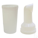 Golf Cart Sand Bottle 35oz Capacity Fits Club Car, EZGO & Yamaha