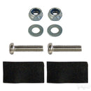 Golf Cart Light Mounting 1" Clamp Tube Mount - Club Car, EZGO & Yamaha