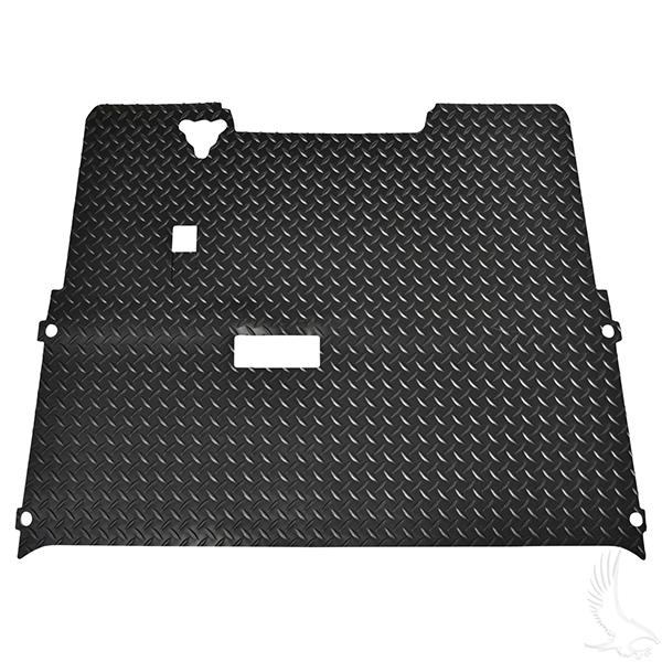 EZGO Diamond Plate Black Rubber Floor Mat Fits TXT 1994-2001.5 Golf Cart