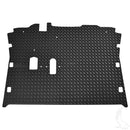 EZGO Diamond Plate Black Rubber Floor Mat Fits RXV 2008+ Golf Cart