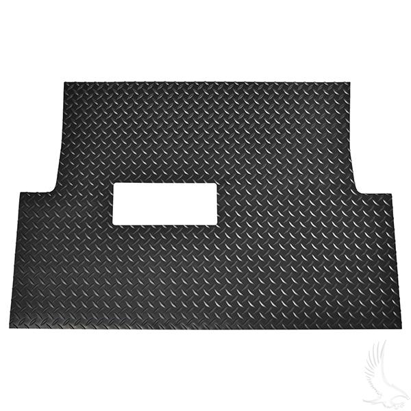 Club Car Diamond Plate Black Rubber Floor Mat Fits Tempo, Onward & Precedent 2004+