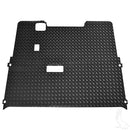 EZGO Diamond Plate Black Rubber Floor Mat Fits TXT 2001.5+ Golf Cart