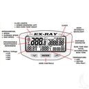 Golf Cart Multi-Function Ex-Ray Digital Speedometer - Club Car, EZGO & Yamaha