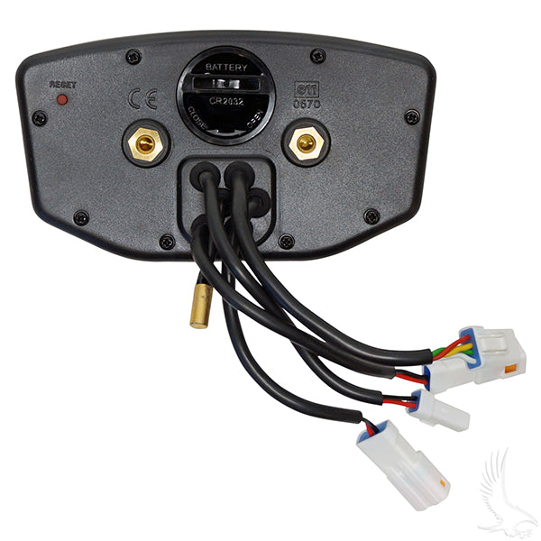 Golf Cart Multi-Function Ex-Ray Digital Speedometer w/o Temperature Sensor Universal Fit