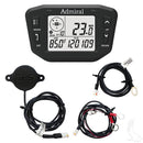 Golf Cart Admiral Digital GPS Multi-Function Speedometer Fits Club Car, EZGO & Yamaha