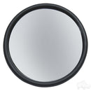 Golf Cart Convex Side Mount Rear View Stainless Steel Mirror Fits Club Car, EZGO & Yamaha
