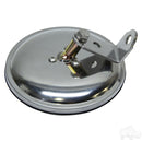 Golf Cart Convex Side Mount Rear View Stainless Steel Mirror Fits Club Car, EZGO & Yamaha