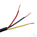 RHOX Set of 2 Golf Cart Deluxe LED Side Mirrors w/ Turn Signal Lights 12-48V 3 Wire