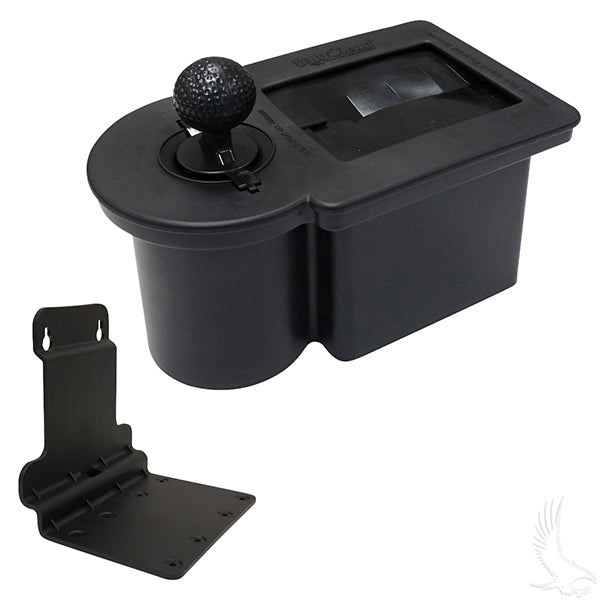 Club Car Black Ball Washer with Zytel Mounting Bracket for Precedent & Tempo Golf Cart