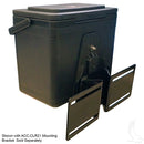 Golf Cart Insulated Black Economy 11.75 Quart Cooler - Club Car, EZGO & Yamaha