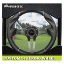 Golf Cart RHOX Challenger Black Steering Wheel 13" Diameter