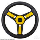 Giazza Golf Cart Steering Wheel Yellow Insert Kit