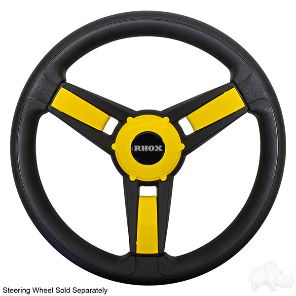 Giazza Golf Cart Steering Wheel Yellow Insert Kit