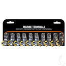 Golf Cart Battery Terminals with Post Wing Nut - Pack of 10