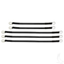 Yamaha Battery Cable Set (3) 12" (2) 9" 4 Gauge Fits G14/G16 Golf Cart 36V 1994+