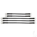 Yamaha Battery Cable Set (3) 12" (2) 9" 6 Gauge Fits G14/G16 36V 1994+ Golf Cart