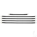 Yamaha Battery Cable Set (1) 9" (4) 16" 4 Gauge Fits G22 Golf Cart