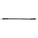 Golf Cart Battery Cable 12" 6 Gauge Black