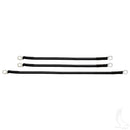 Battery Cable Set - Yamaha G29 Drive (1) 16" (2) 12" 4 Gauge w/ 12V Batteries