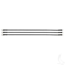 Club Car Battery Cable Set (3) 26" 6 Gauge Fits Precedent Golf Cart w/ 12V Batteries