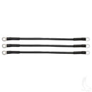EZGO Battery Cable Set (3) 12" 6 Gauge Fits RXV 2008+ Golf Cart