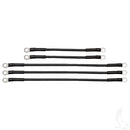 Yamaha Battery Cable Set (2) 9" (3) 14" 6 Gauge Fits G19 Golf Cart