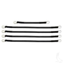 EZGO Battery Cable Set - (1) 7" (4) 14" 4 Gauge Fits TXT 48V Golf Cart