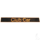 Club Car Black & Gold Name Plate Fits DS 1982+ Golf Cart