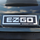 EZGO Black & Silver Emblem Fits TXT 1996-2013 Golf Cart