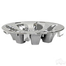 (1) Golf Cart 8" Driver Chrome RHOX Wheel Cover Fits Club Car, E-Z-GO & Yamaha