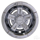 Golf Cart RHOX 8" Vegas Chrome Wheel Covers Set of 4