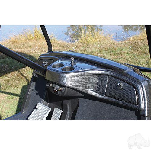 Yamaha RHOX Carbon Fiber Dash w/ Hardware Fits G29 Drive Golf Cart