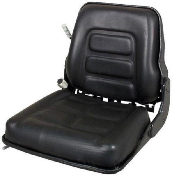 Forklift Vinyl Seat with Switch Fits Taylor Dunn, Linde & Daewoo SY1960